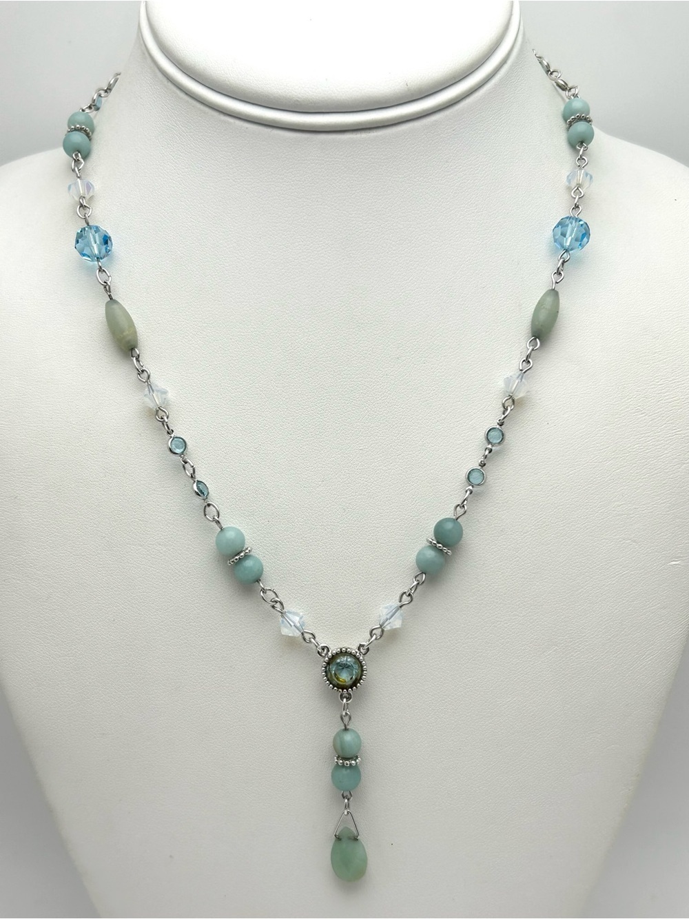 Swarovski Beaded Drop Necklace